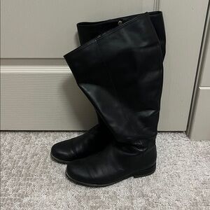 Poppy Barley Black Tall Boot